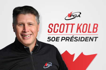 Scott Kolb devient le 50e président de la PGA du Canada