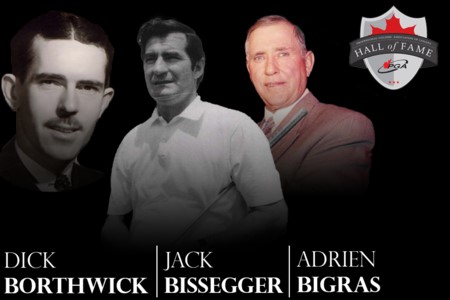 Dick Borthwick, Jack Bissegger et Adrien Bigras seront intronisés au Temple de la renommée de la PGA du Canada jeudi, lors de la Soirée du Canada