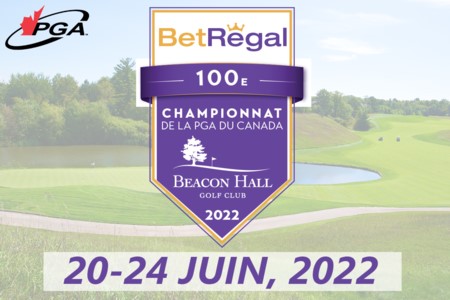 La 100e édition du championnat BetRegal de la PGA du Canada se dirige vers le Beacon Hall Golf Club