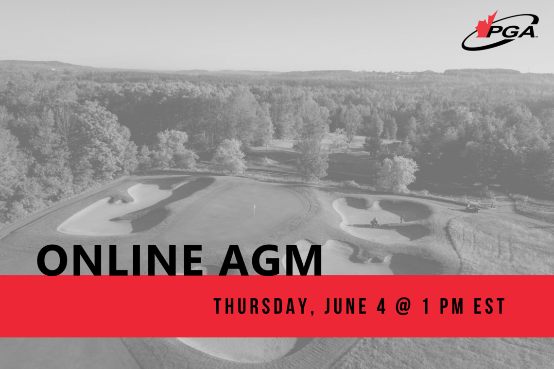 Register Now for PGA of Canada Online AGM