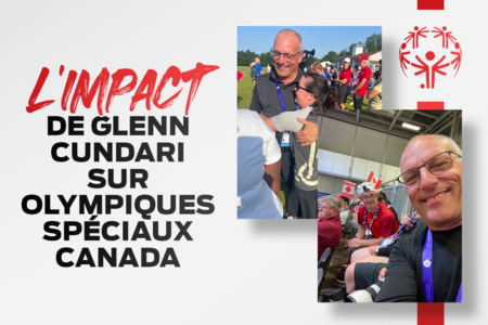 Participation de Glenn Cundari depuis une demi-décennie à Olympiques spéciaux Canada