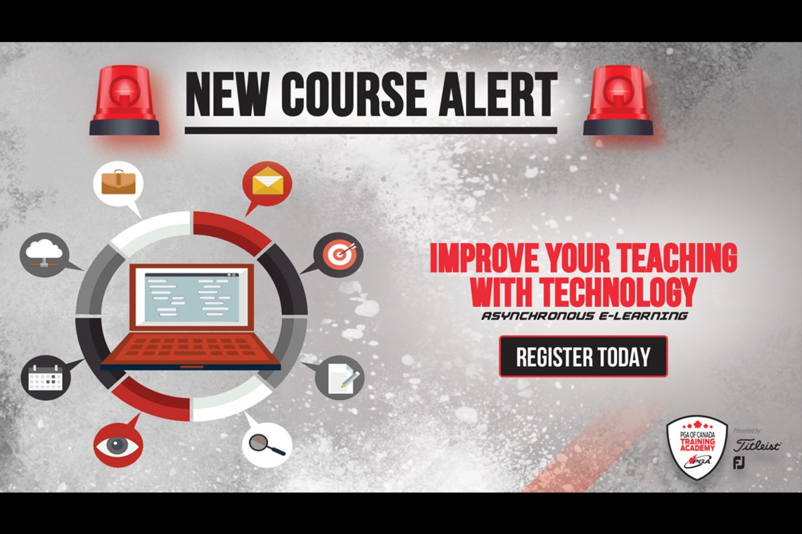Improving Your Teaching with Technology - New course launched in the PGA of Canada Training Academy presented by Titleist and Footjoy