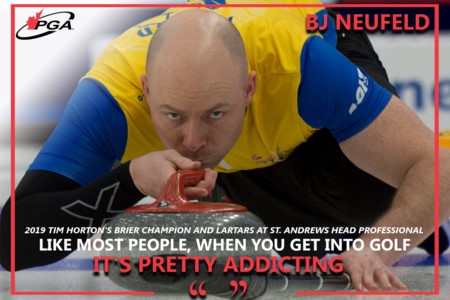 BJ Neufeld balances life as high-level curler and PGA of Canada professional