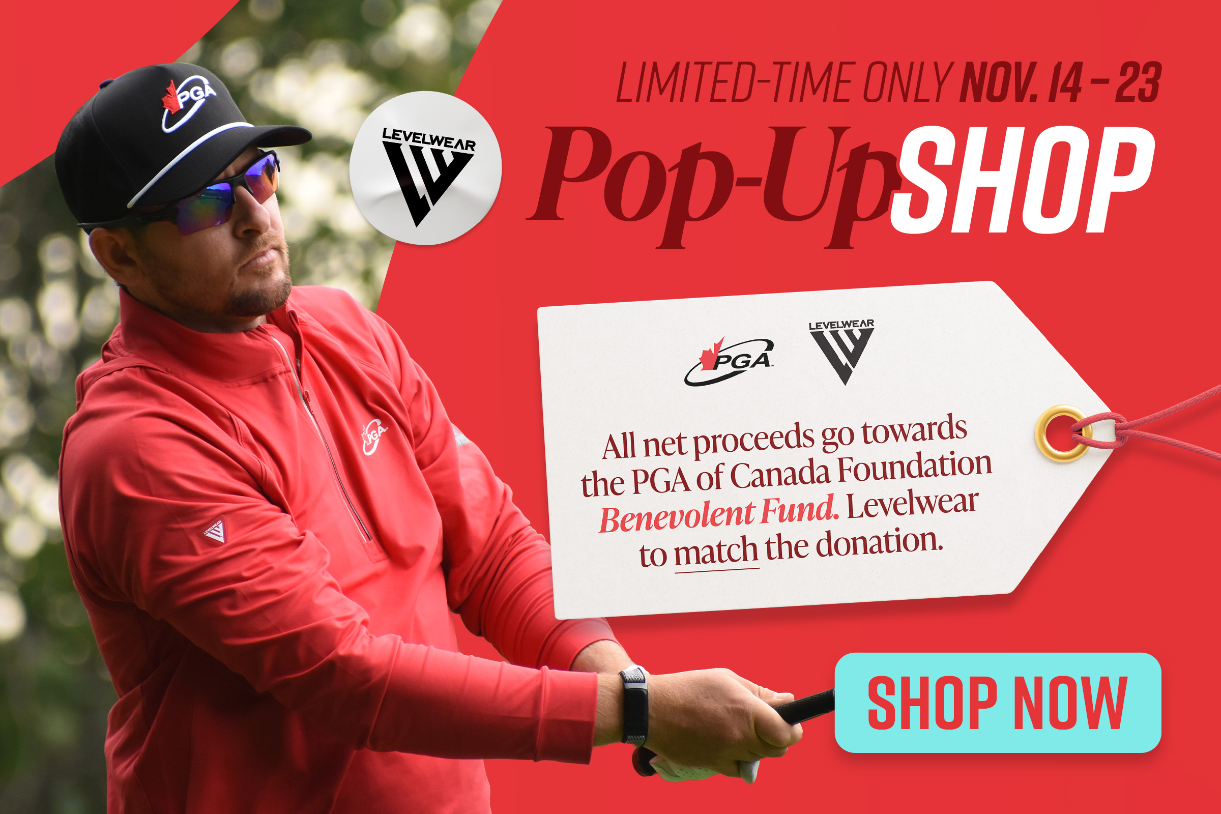 Levelwear Exclusive PGA of Canada Pop-Up Shop