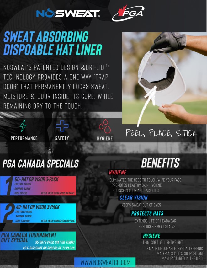 NoSweat - PGA of Canada