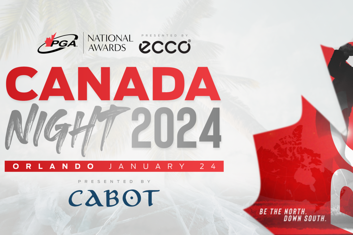 Vous êtes invités à la Soirée du Canada au Salon de la PGA à Orlando, en Floride