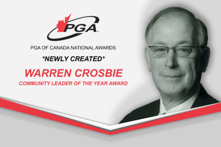 PGA of Canada Launches New National Award For Community Leadership