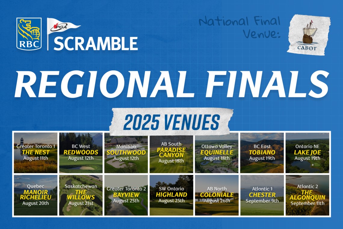 RBC PGA Scramble: 2025 Local Qualifying Registration Open and Regionals Announced