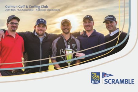 Dean North and Carman, Manitoba team continue to revel RBC PGA Scramble Glory