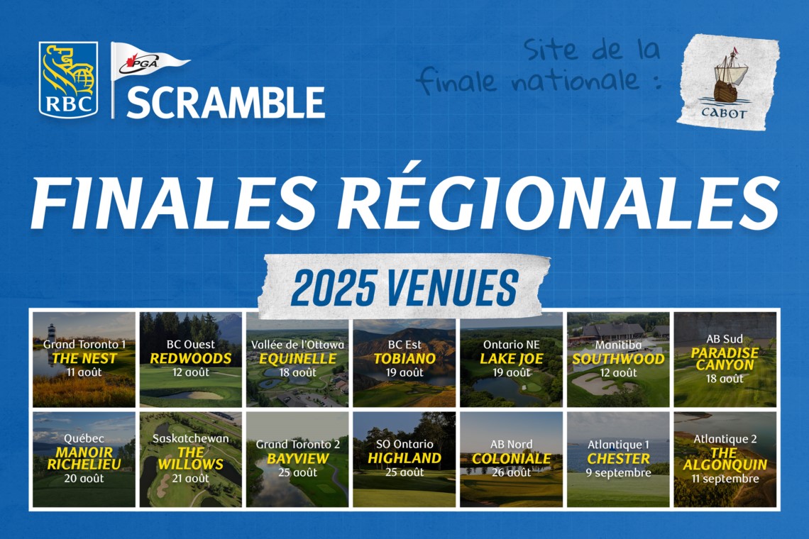 Scramble de l'AGP RBC : 2025 inscriptions pour les qualifications locales sont ouvertes