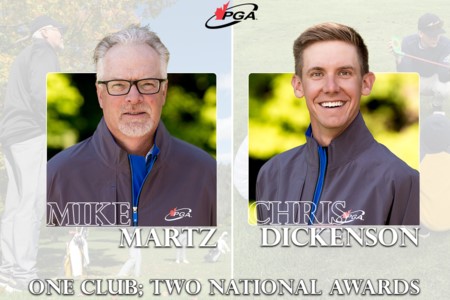 Chris Dickenson et Mike Martz forment un duo dynamique qui a apporté deux prix nationaux au Whistle Bear Golf Club