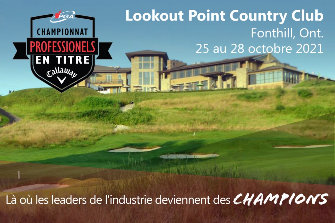 Le championnat des professionnels en titre de la PGA du Canada présenté par Callaway Golf annoncé
