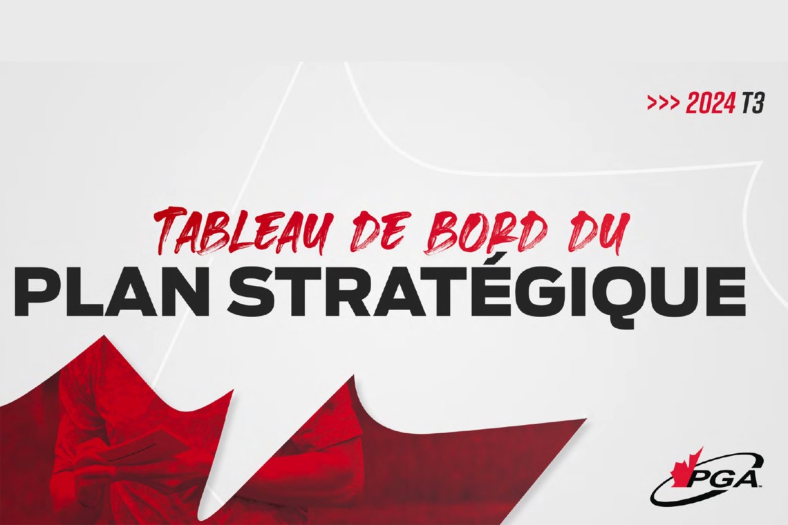 MISE À JOUR DU PLAN STRATÉGIQUE DE PGA DU CANADA T3