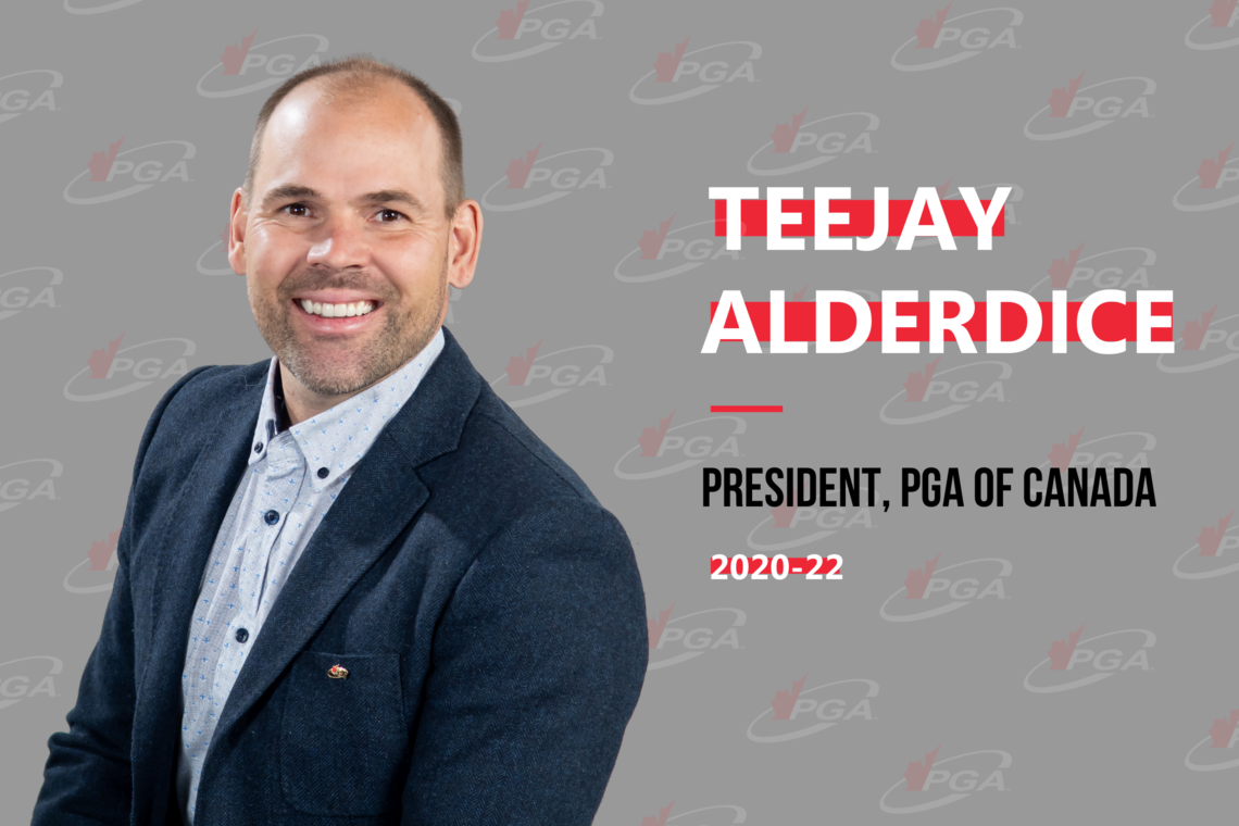 Teejay Alderdice Named 48th President of the PGA of Canada