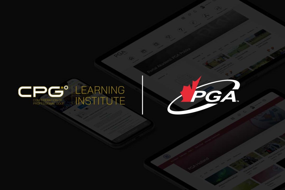 PGA OF CANADA SUPPORTS CPG TO ADVANCE GOLF EDUCATION THROUGH CPG LEARNING INSTITUTE