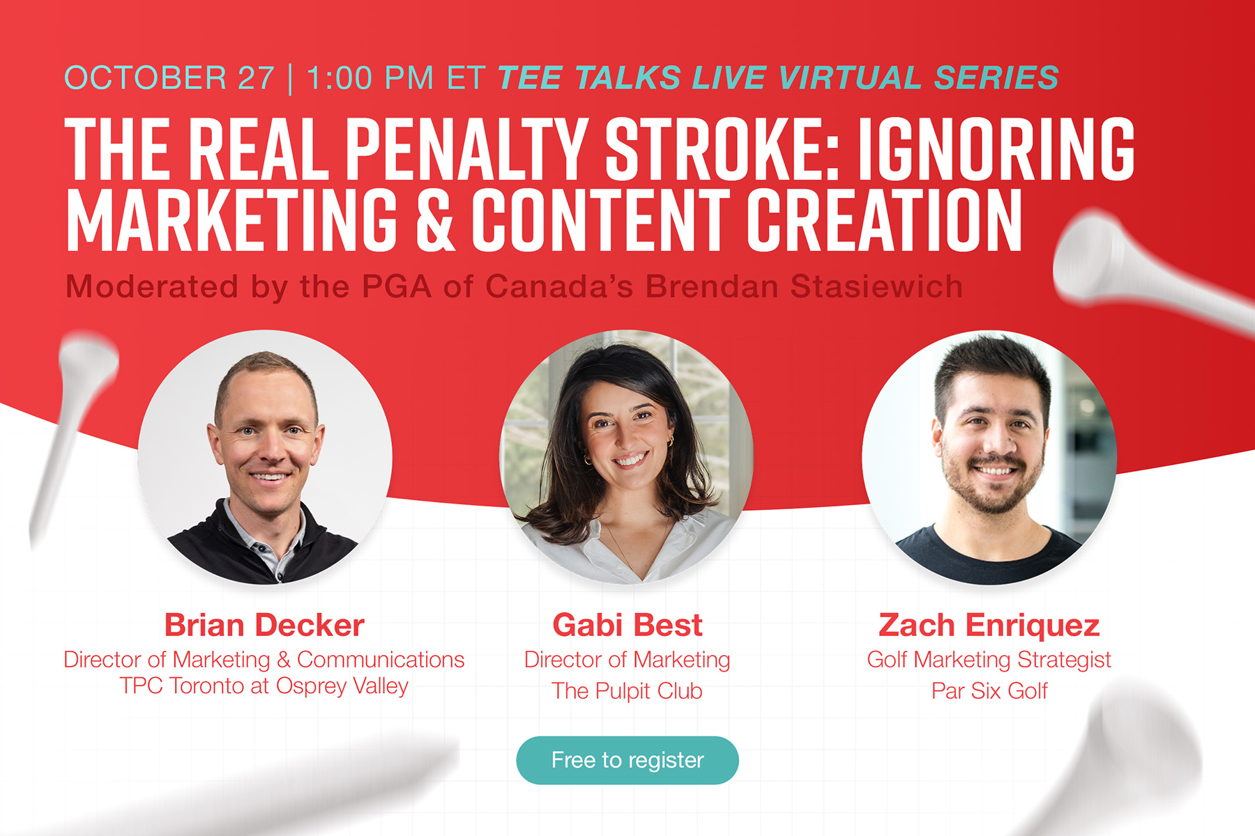 Tee Talks Live: The Real Penalty Stroke: Ignoring Marketing & Content Creation