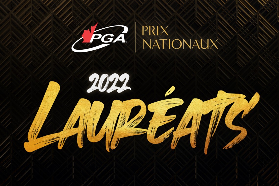 Récipiendaires des prix nationaux de la PGA du Canada 2022