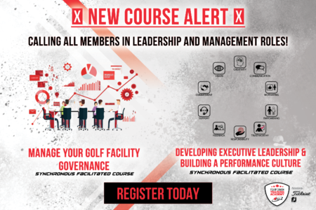 New PGA Training Academy Courses Launched. Register Now.