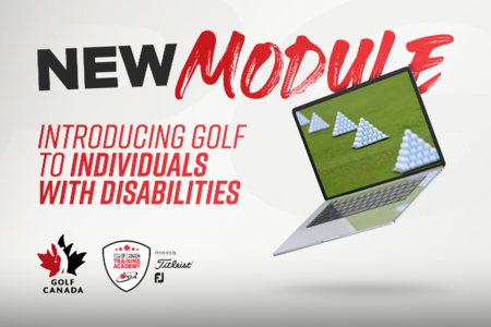 PGA of Canada and Golf Canada Launch New Module: Introducing Golf to Individuals with Disabilities