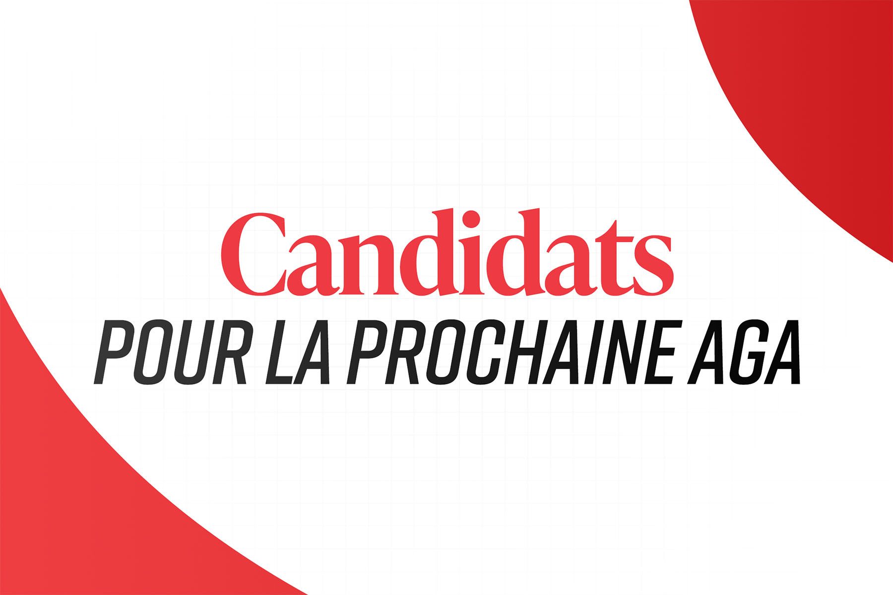 Les candidats retenus pour devenir directeurs nationaux ont été annoncés en vue de la prochaine assemblée générale annuelle virtuelle