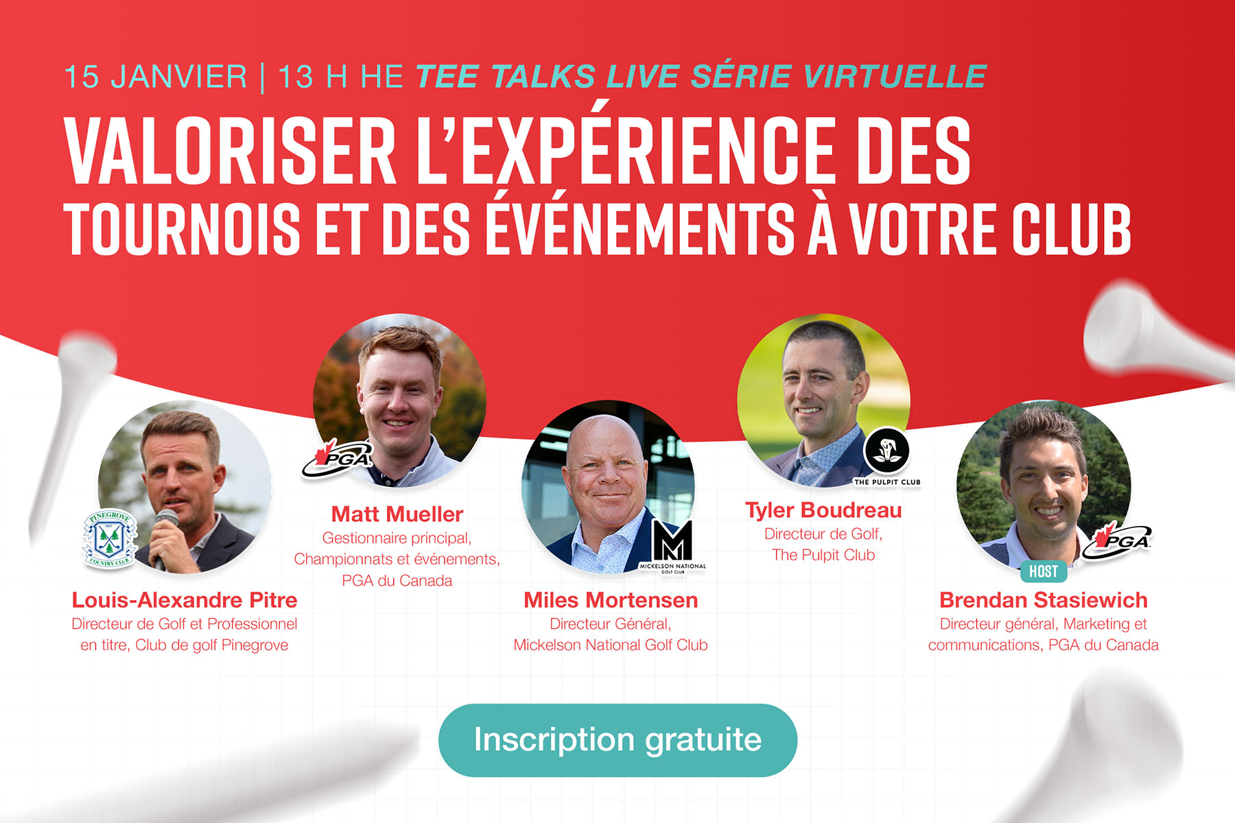 Tee Talks Live - 15 janvier
