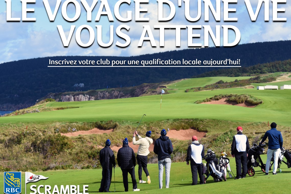 Ouverture des inscriptions aux sites de qualification locaux pour le Scramble RBC PGA 2023!