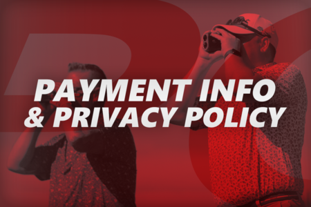 Payment Information, Privacy Policy, Terms & Conditions, Language Policy