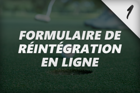 Formulaire de réintégration