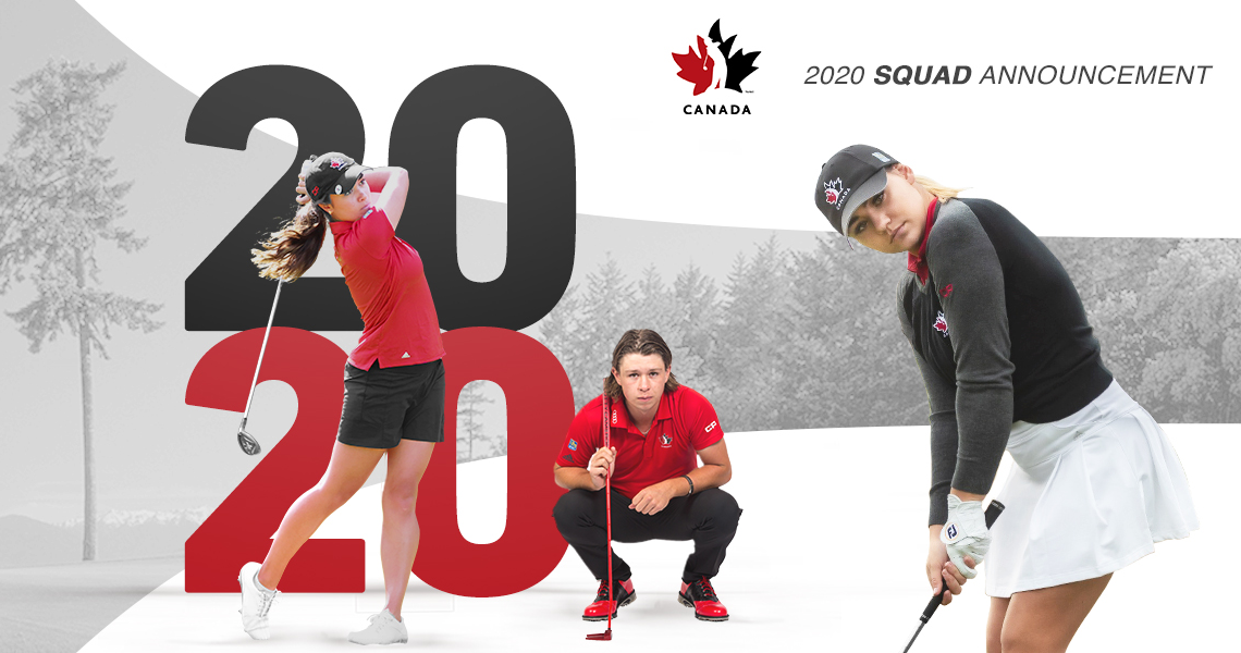 GOLF CANADA NAMES 2020 NATIONAL AMATEUR AND JUNIOR SQUADS