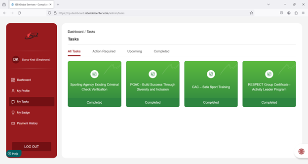 my tasks green image