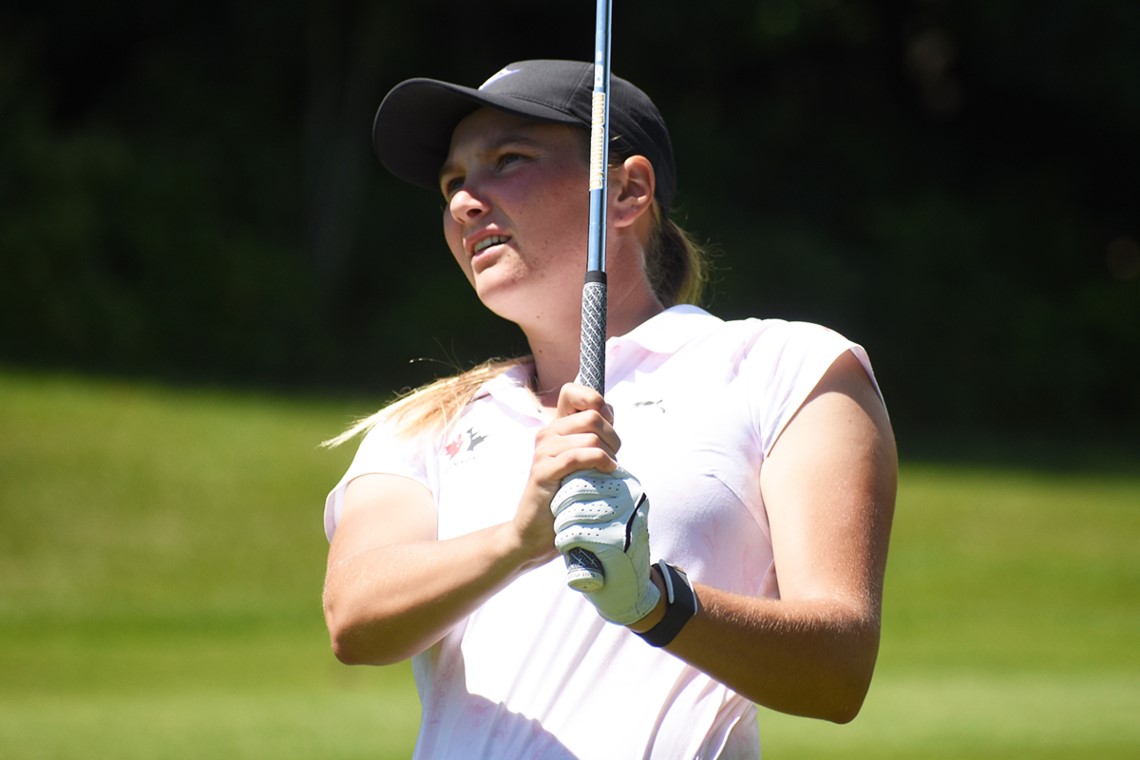 National Amateur Squad Member Sarah-Eve Rhéaume leads ORORO PGA Women’s Championship of Canada at Chateau Bromont after first-round 69