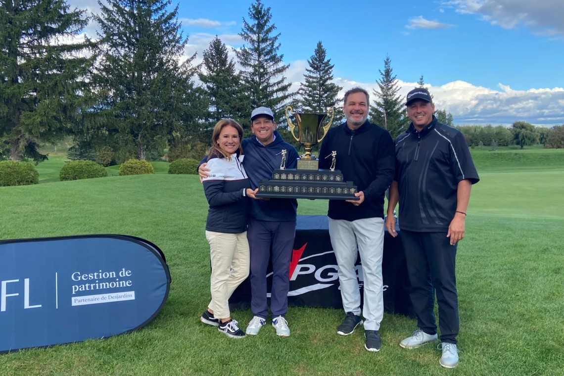 L'OURAGAN YOHANN BENSON (64) L'EMPORTE AU CHAMPIONNAT DE LA PGA DU QUÉBEC