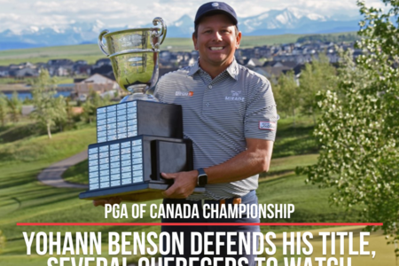 PGA Championship of Canada: Yohann Benson defends his title, several Quebecers to watch