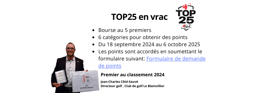 Top25 en Vrac