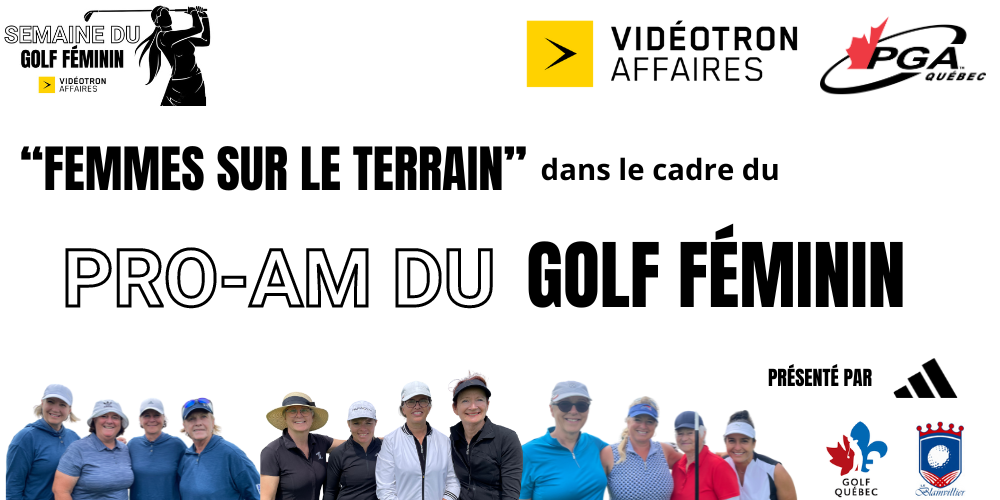 Vidéotron Affaires devient le partenaire en titre de la Semaine du golf féminin pour l’édition 2024