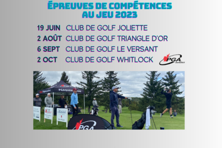 Épreuves de compétence au jeu 2023