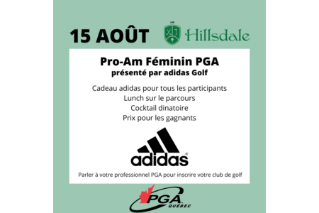 Pro-Am Féminin PGA présenté par adidas Golf
