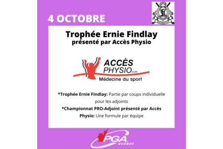 Trophée Ernie Findlay présenté par Accès Physio
